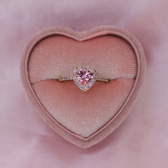 Pink Heart Ring