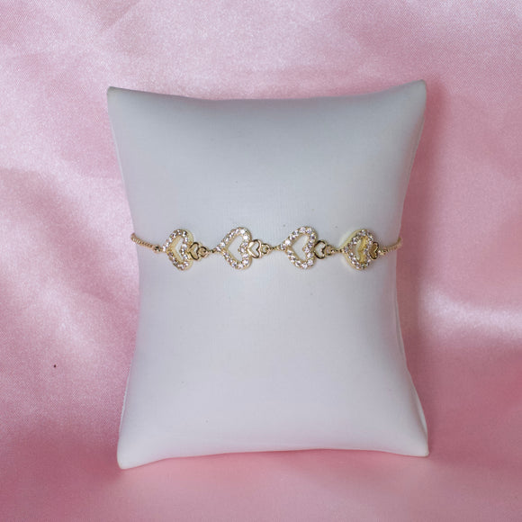 Adjustable Heart Bracelet