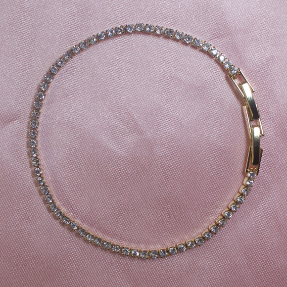 Thin Tennis Bracelet