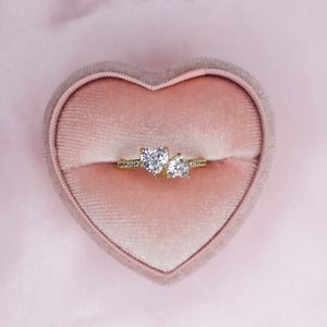 Double Heart Ring