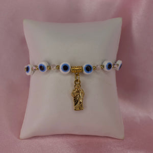 San Judas/Evil Eye Bracelet