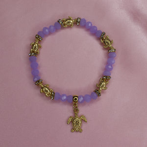 Purple Turtle Bracelet