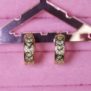 Heart Hoop Earrings