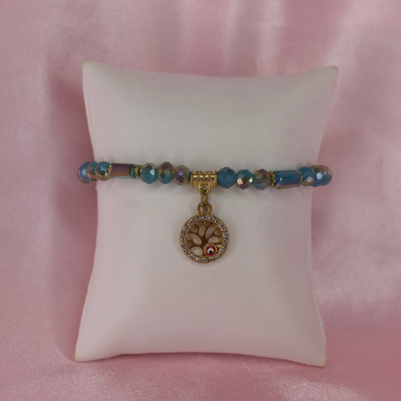 Tree Of Life Evil Eye Bracelet