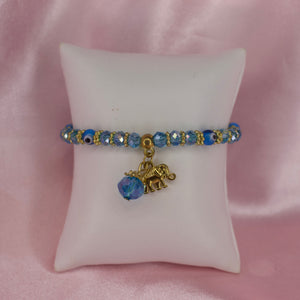 Baby Blue Elephant Bracelet