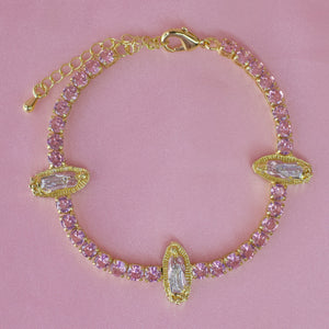 Pink Virgencita Bracelet