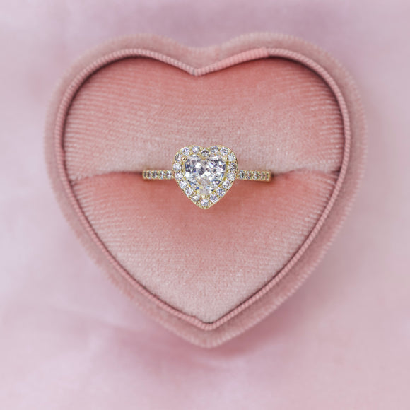 Gold Heart Ring