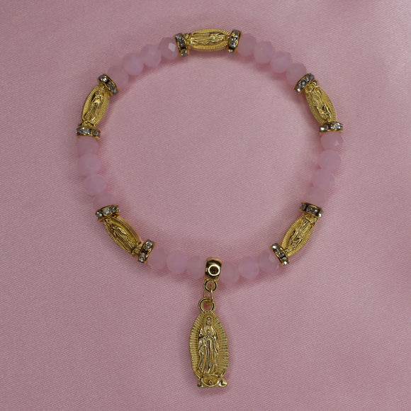 Pink Virgencita Bracelet