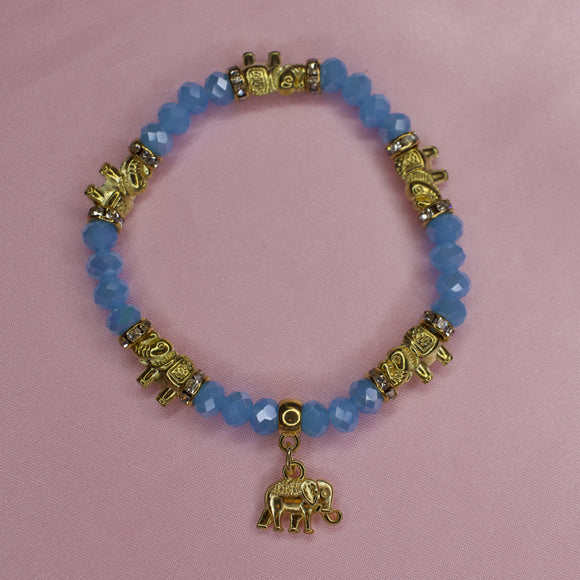 Blue Elephant Bracelet