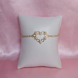 Adjustable Heart Bracelet
