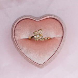Adjustable Butterfly Ring