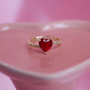 Adjustable Red Ring