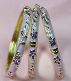 Purple Floral Bangle (Only 1)