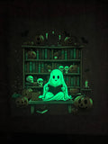 Glow in the dark library ghost t shirt