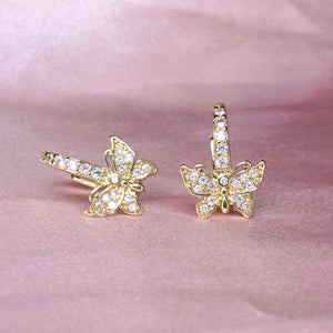 Butterfly Hoop Earrings