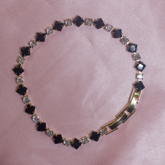 Black Tennis Bracelet