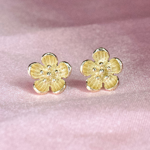 Mini Hibiscus Earrings