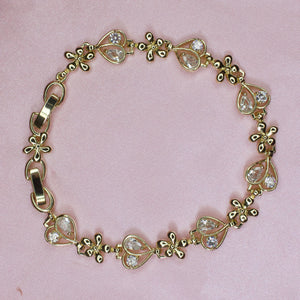 Heart Flower Bracelet