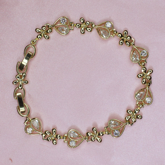Heart Flower Bracelet