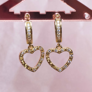 Heart Hoop Earrings