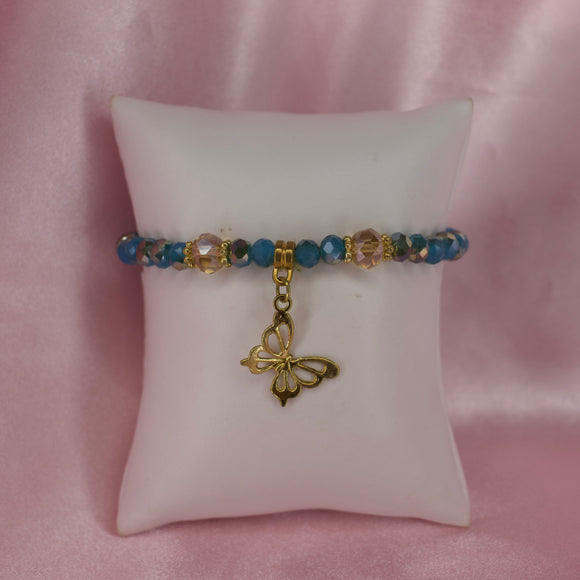 Blue Butterfly Bracelet