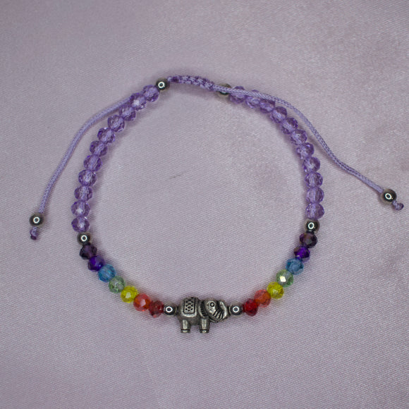 Purple Elephant Bracelet