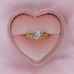 Adjustable Heart Ring