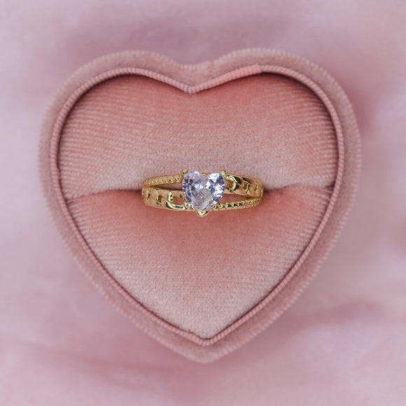 Adjustable Heart Ring