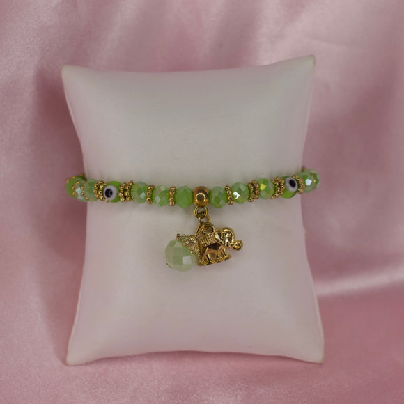 Green Evil Elephant Bracelet