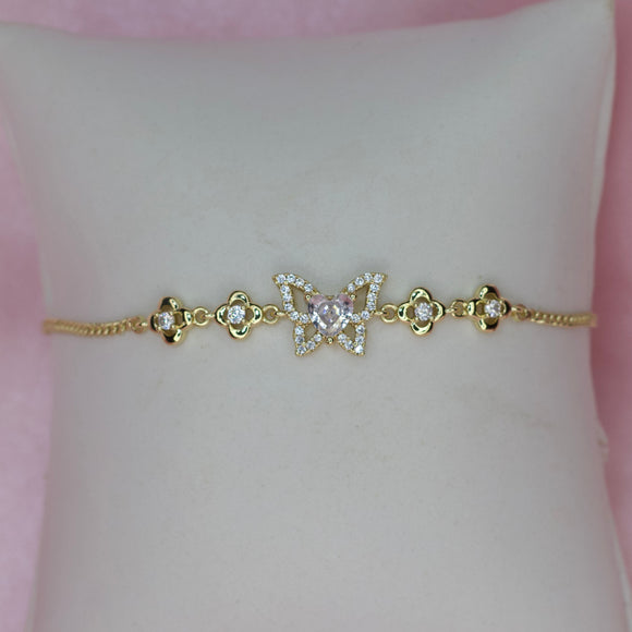 Adjustable Butterfly Bracelet
