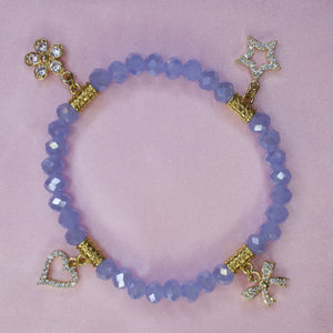 Blue Charm Bracelet